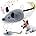 Mity rain Interactive Dog Toys, Fake Mouse Moving Dog Toy with Automatic Sensor, Dog Mouse Toy with Realistic Sound & Extended Tail, Automat
