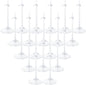 10Pcs Doll Stand Display Holders, Transparent for 11-13 Inch Dolls | Adjustable Doll Display Stands, Plastic Action Figure Accessories, Dolls Support Stand for Barbie Doll DIY Craft Dolls