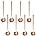 Pack of 8, Stainless Steel Espresso Spoons, findTop Mini Teaspoons Set for Coffee British Tea Dessert Cake Ice Cream Cappuccino, 5.3 Inch
