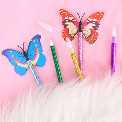RETON 24 Pack Butterfly Ballpoint Pens, Novelty Pens Fine Point 0.5, Cute Writing Pens for  Women Gifts, Bulk Pens for Office Home Supplies