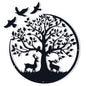 RETON Metal Wall Art Decor Tree of Life Sculptures Family Tree Wall Decor Hanging Garden Sculptures for Bedroom Living Room Indoor Outdoor D